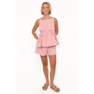 Rory Shorts - Pink Gingham