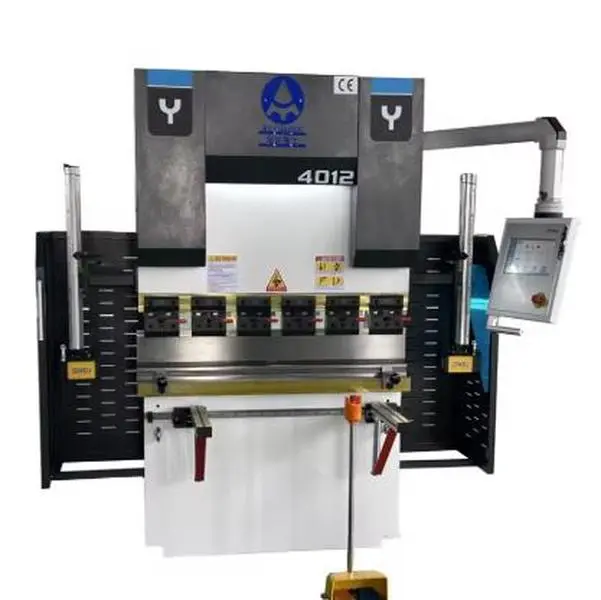 AOXUANZG Mini Automatic CNC Press Brake Machine with Core Motor, Anti-Torque Ball Screw Linear Guide, Electromagnetic Clamp, Foot Switch, TP10S Controller System for Stainless Steel, Aluminium, Carbon Steel Sheet Bending + Free Mold Set, Customizable Mold
