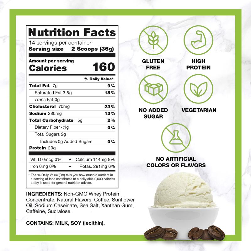 Chike Protein Iced Coffee Sweet Cream Flavor 20g Whey Protein 2 Espresso Shots Low Sugar US Made High Protein Coff