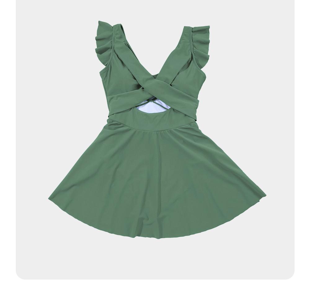 Aleumdr Women's One Piece Swimsuit Ruffle Cutout Swimdress Tummy Control V Neck Wrap Swimwear Swimming Sport Clothing Beach SpringStatements Aleumdr Women's One Piece Swimsuit Ruffle Cutout Swimdress Tummy Control V Neck Wrap Swimwear Swimming Sport Clothing Beach SpringStatements