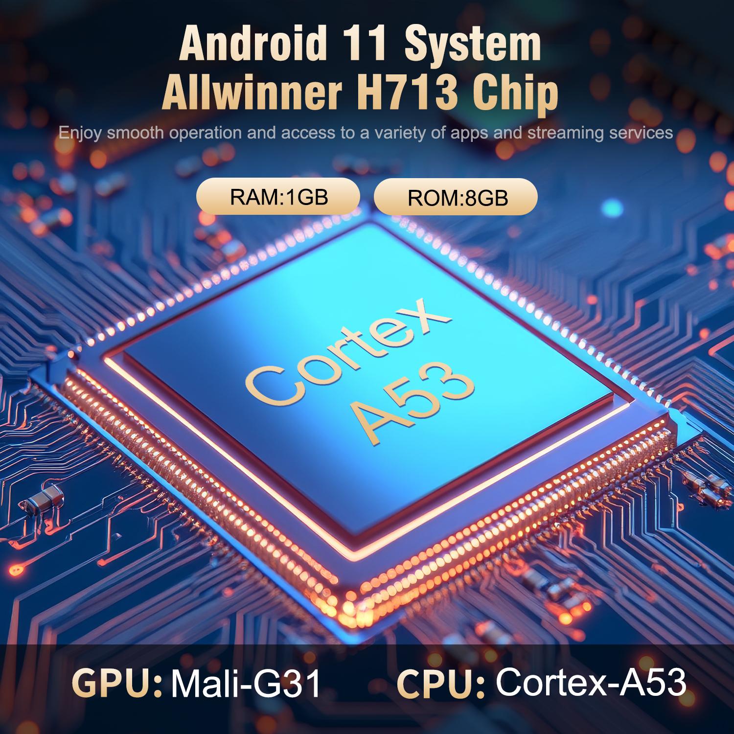 [US warehouse] Magcubic HY310 Portable Projector Auto Focus 330ANSI Native 1080P Android 11 BT5.4 WIFI6 4K Videosource Supported  Smart Flexible Rotating 60Hz Reflash Home Cinema Mini Projector 130"Screen Built-in Speaker Allwinner H713