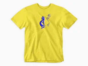 The Flute Player aka Kokopelli T-Shirt Made to Order Choose Shirt and Design Colors