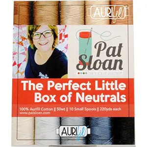 Pat Sloan The Perfect Little Box of Neutrals Aurifil Thread Kit  PS50PN10