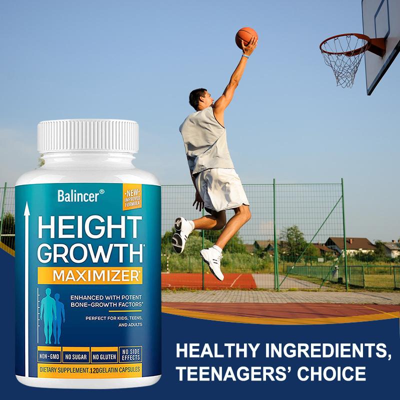 Balincer Height Growth Health Supplement, Supports Calcium Absorption, Supports Bone and Muscle Health