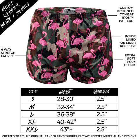 Retro Tiger Striped Camo Ranger Panty Training Shorts | 2.5"