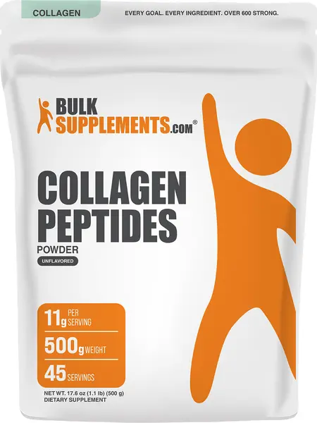 BULKSUPPLEMENTS.COM Collagen Peptides Powder for Skin, Hair, Nail, Joint Health