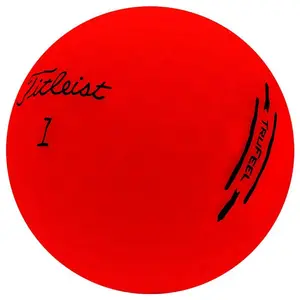 Titleist TruFeel Matte Red - 1 Dozen Golf Balls