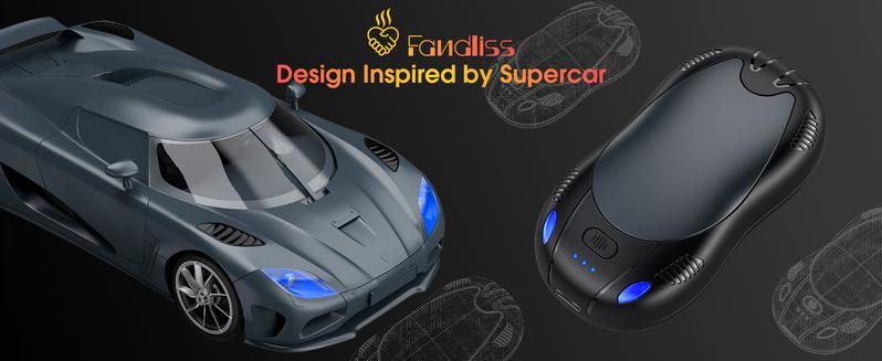 Hand Warmers Rechargeable 4 Pack,10000mAh Portable Reusable Hand Warmer,USB Rechargeable Hand Warmer 3 Heat Levels Up To 55°C For Raynauds,Outdoor,Camping,Women Mens Gifts