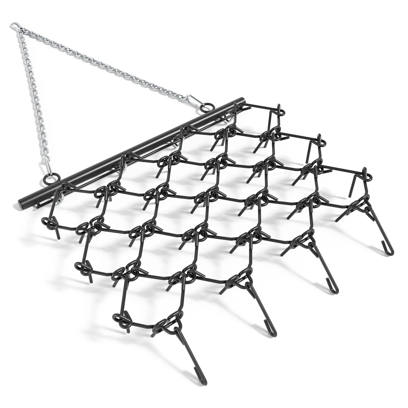Garvee Heavy Duty Drag Harrow for ATV, UTVs, and Lawn Tractors - Ideal for Leveling, Grading, Pasture Maintenance, and Breaking Up Soil Efficiently