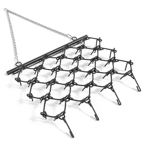 Garvee Heavy Duty Drag Harrow for ATV, UTVs, and Lawn Tractors - Ideal for Leveling, Grading, Pasture Maintenance, and Breaking Up Soil Efficiently