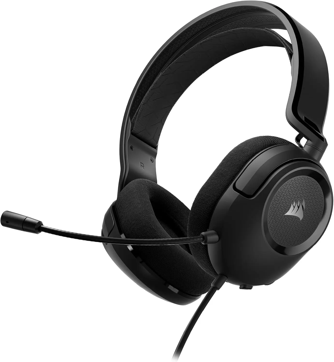 Corsair HS35 v2 Multiplatform Wired Audio Gaming Headset, Carbon, Model CA-9011377-NA