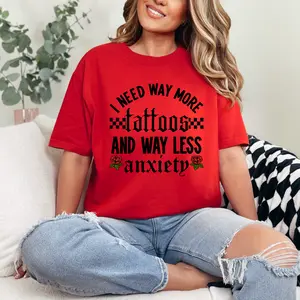 Tattoos and Anxiety Short Sleeve T-Shirt