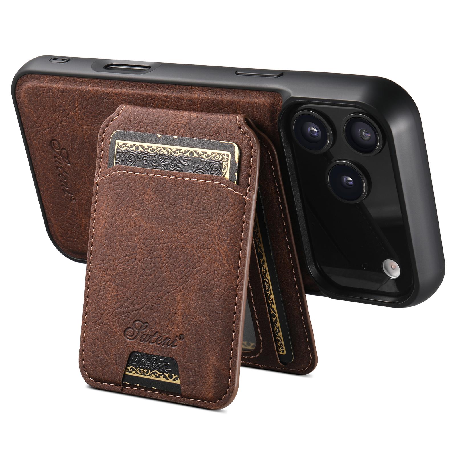 Wallet Case for iPhone 17 Pro Max 17 Air 16 15 14 13 Pro Max with RFID Blocking Card Holder, compatible with MagSafe Magnetic Leather Case for Women Men, Flip Kickstand Shockproof Phone Cases