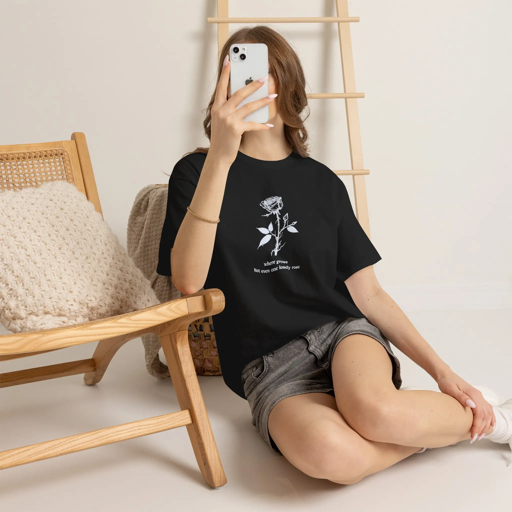 Men's Edgar Allan Poe Gothic Literature Quote T-Shirt - Smooth, Ribbed, Soft Cotton Shirt, Round Neck Book-Inspired Top