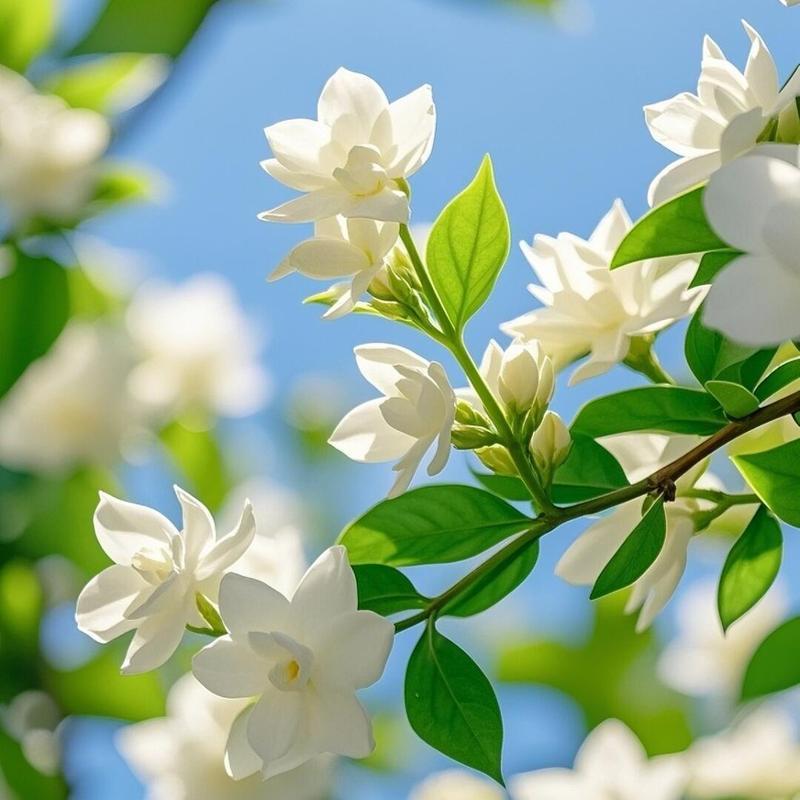Climbing Jasmine Flower Seeds for Planting-Non-GMO Jasmine Gardenia Plant Fragrant Flower Garden Home