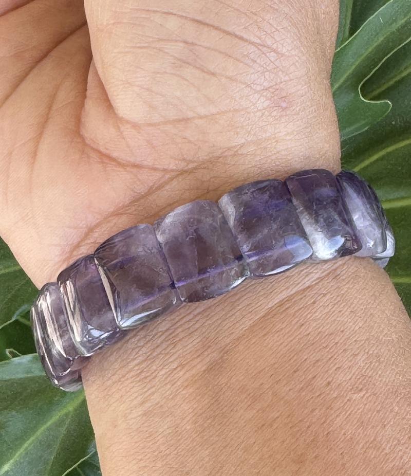 Amethyst Bangle Bracelets by Urban Rutile