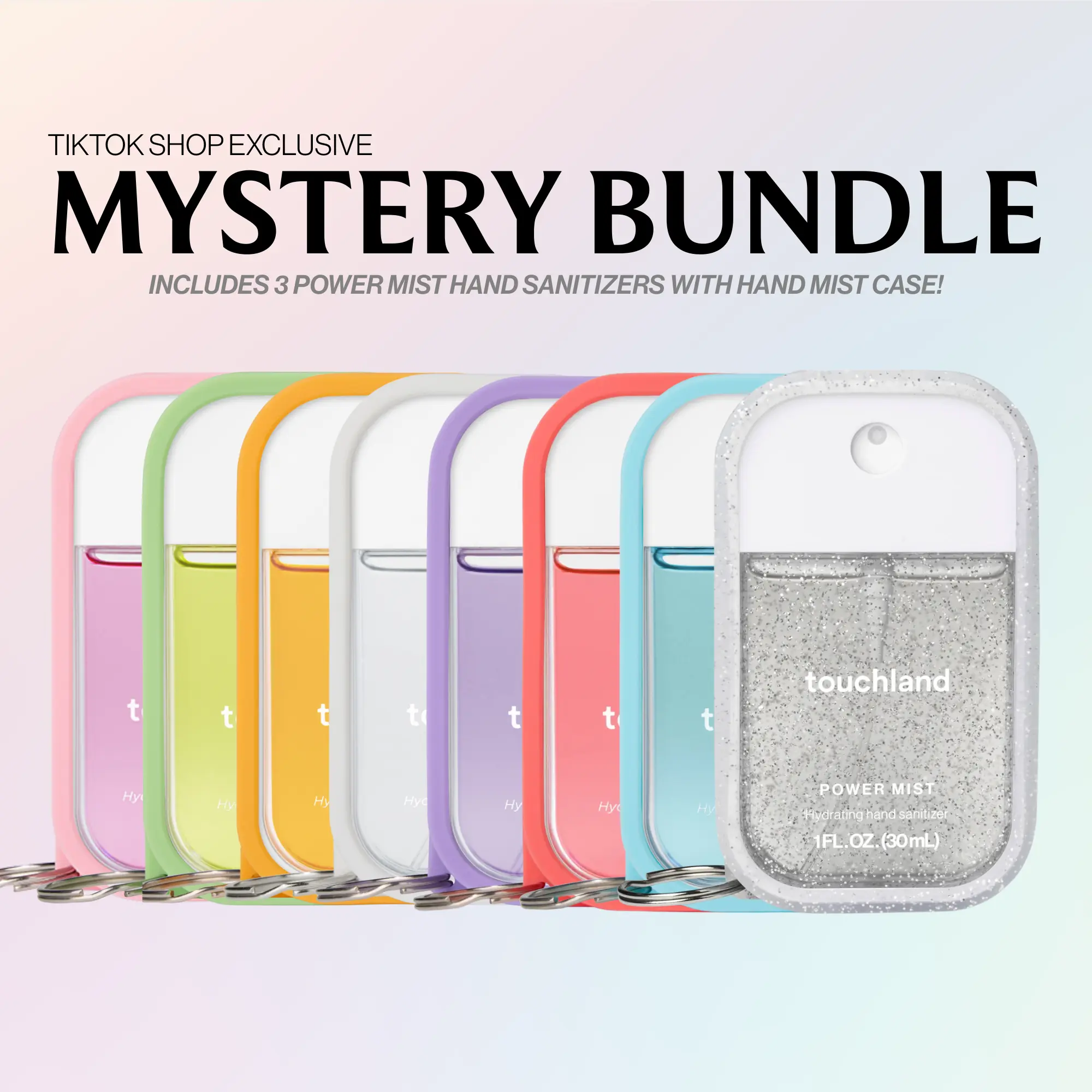 Touchland Pick Your Color Hand Sanitizer Mystery Bundle Touchland Pick Your Color Hand Sanitizer Mystery Bundle