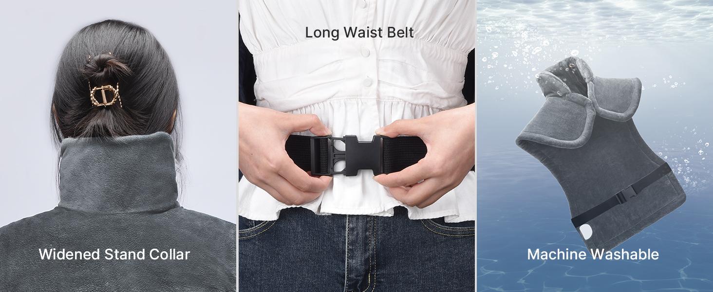 iDOO Heating Pad | Spring Glow Up | Perfect Gifts for Her Women Men Elderly | 3 Sizes (24x37 XXL King/24x33/21x22) | Soothing Heat Therapy for Fast Neck, Shoulder & Back Pain Relief