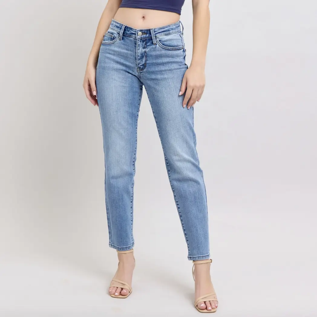 ELSA JUDY BLUE MID WAISTED SLIM FIT JEAN