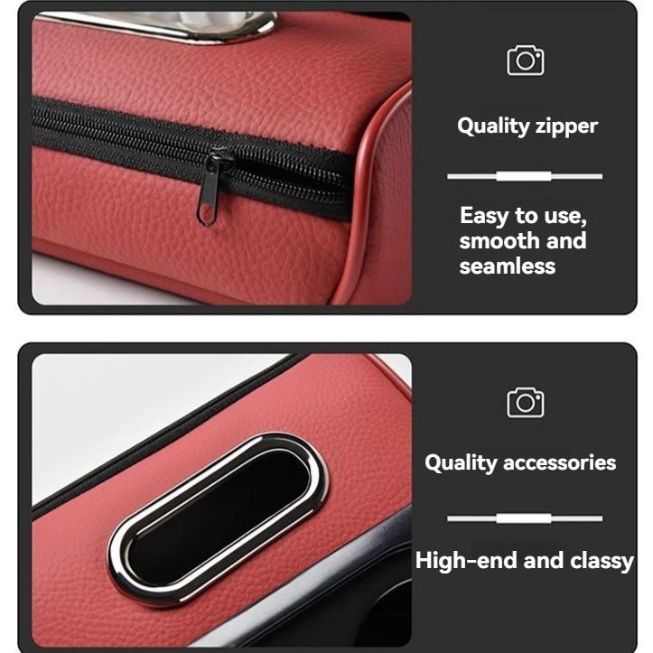2026 New 5-in-1 Car Armrest Cushion with Height Extension Tissue Box and Storage Bag Starry Roof and Charging Function Memory Foam Central Console Armrest Pad for Car Interior