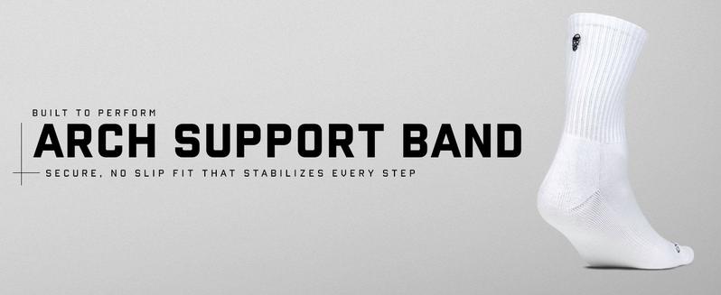 Gymreapers Performance Socks for Men & Women – Arch Support, Cushioned Sole, Breathable Moisture-Wicking Cotton – Available in Crew, Ankle & Quarter Styles and in 3-Pack, 6-Pack, or 9-Pack Bundles for Training, Workout, and Everyday Comfort