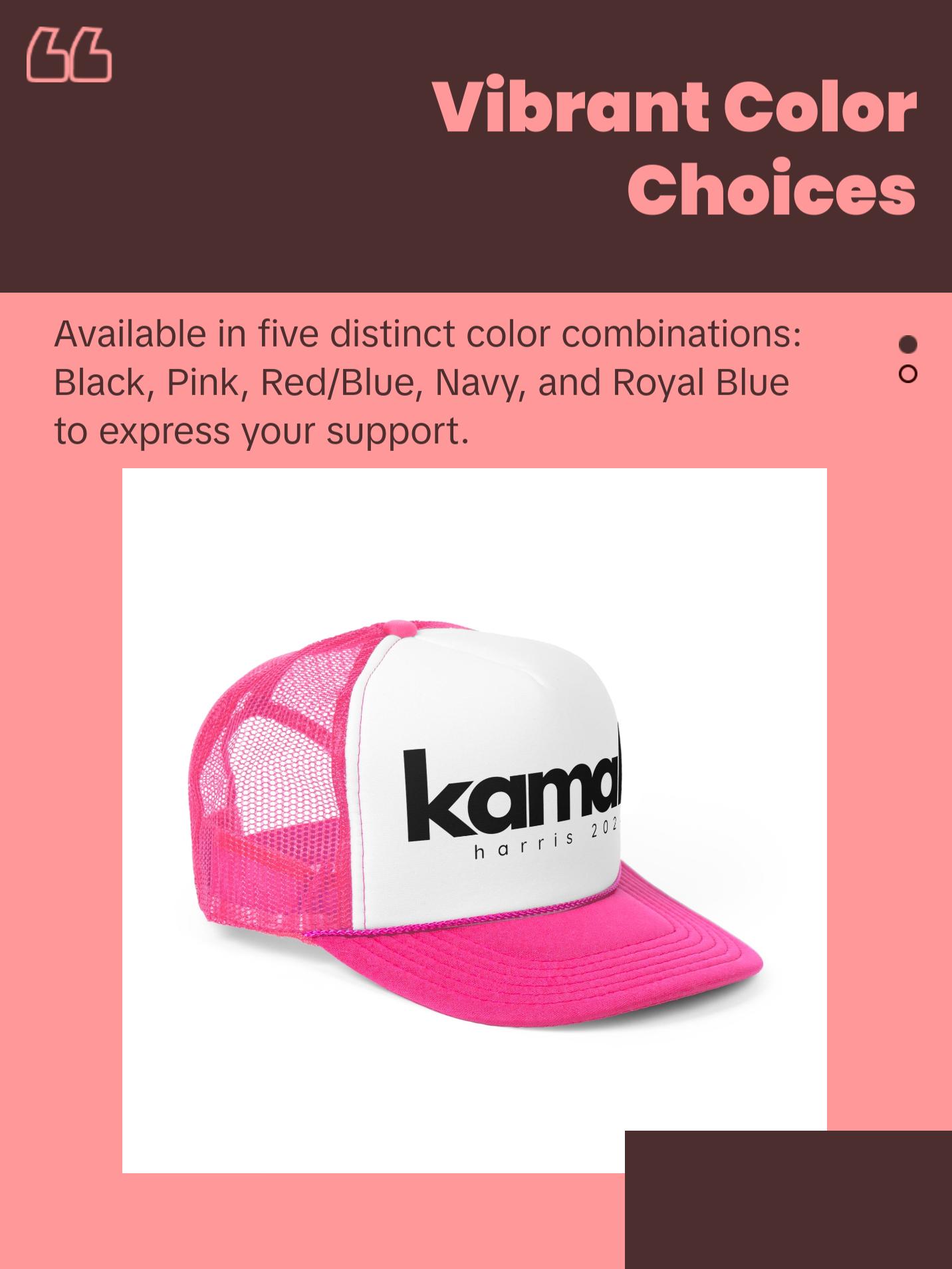 Kamala Harris Trucker Hat - Harris 2024 Hat