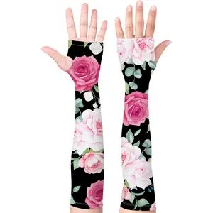 “Women’s Gardening Sleeves – UV Sun Protection, Anti-Scratch, Cooling Arm Covers with Thumb Hole" Bebila