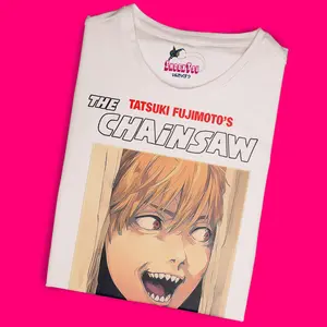 Anime Japanese Vintage Graphic Tee, DENJI The Chainsawman Tee, Chainsaw Man Shirt, Manga Anime Shirt, Unisex T-Shirt, Anime Clothing, Giff for Men, Gift For Women Top Menswear Womenswear Streetwear