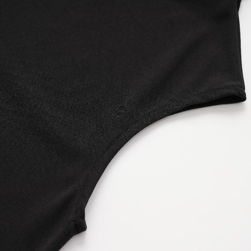 Women's Batwing Sleeves See-Through High-Neck Blouse – Minimalist, Casual Comfort for Everyday Wear casual long sleeve knit top The size is too big, it is recommended to order a smaller size