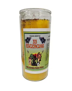 Jumbo 33 Essences 14 Day Fixed Candle / Jumbo Veladora Preparada 33 Escencias