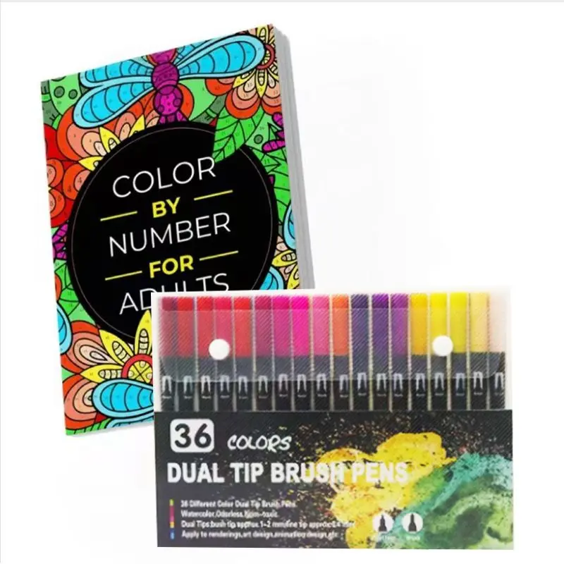 Color By Number For Adults: 75 Beautiful Pictures Designed For Fun, Adult Relaxation & Stress Relief Coloring. Features Flowers, Animals, Mandalas, Nature & Landscapes. Paint Markers Set