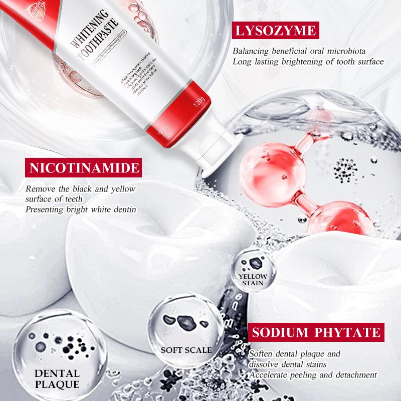 SP14 Upgraded Whitening Toothpaste 2-Pack with Niacinamide Tackles Tough Stains Promotes Oral Health for Cleaner Teeth