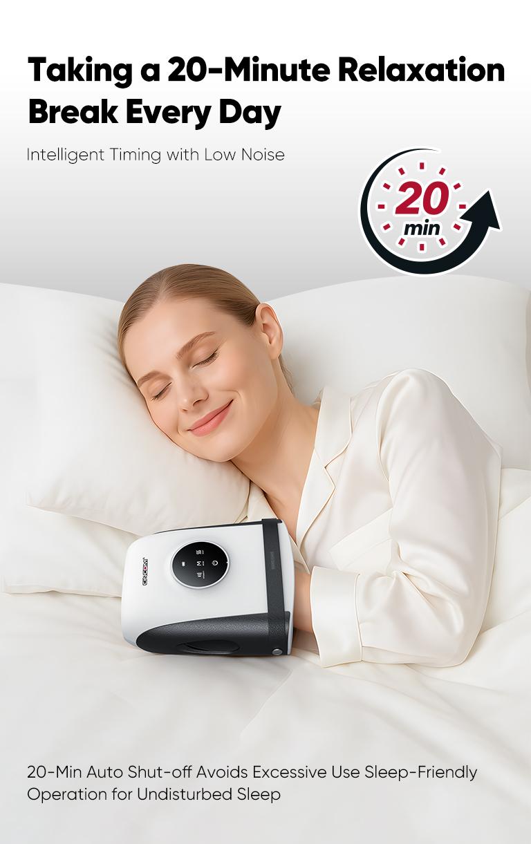 [Handheld Model] CINCOM New Handheld Hand massager,Five-finger Design,Portable and Cordless,Intuitive Touchscreen,Best Gifts for Loved Ones