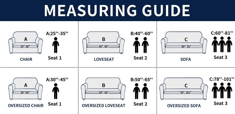 Easy-Going Solid Couch Cover for 1/2/3 Seats, Elastic Stretch Anti-Slip Jacquard Slipcover, 1 Count Washable Furniture Protector for Kids, Pets, Livingroom, Homedecor, Sofa Cleaning