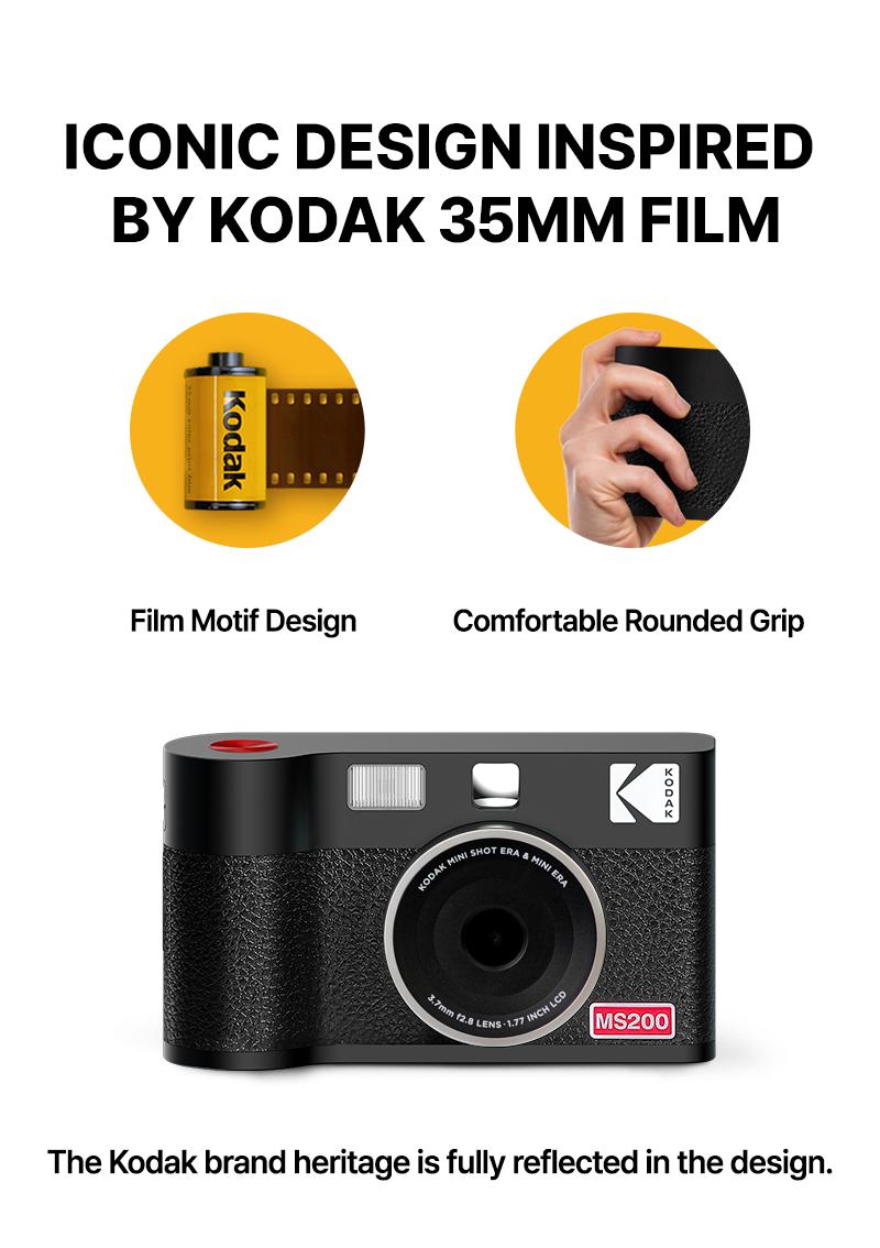 KODAK Mini Shot 2 ERA Gift Bundle (2.1x3.4) (Camera + 68 Sheets + Accessories)