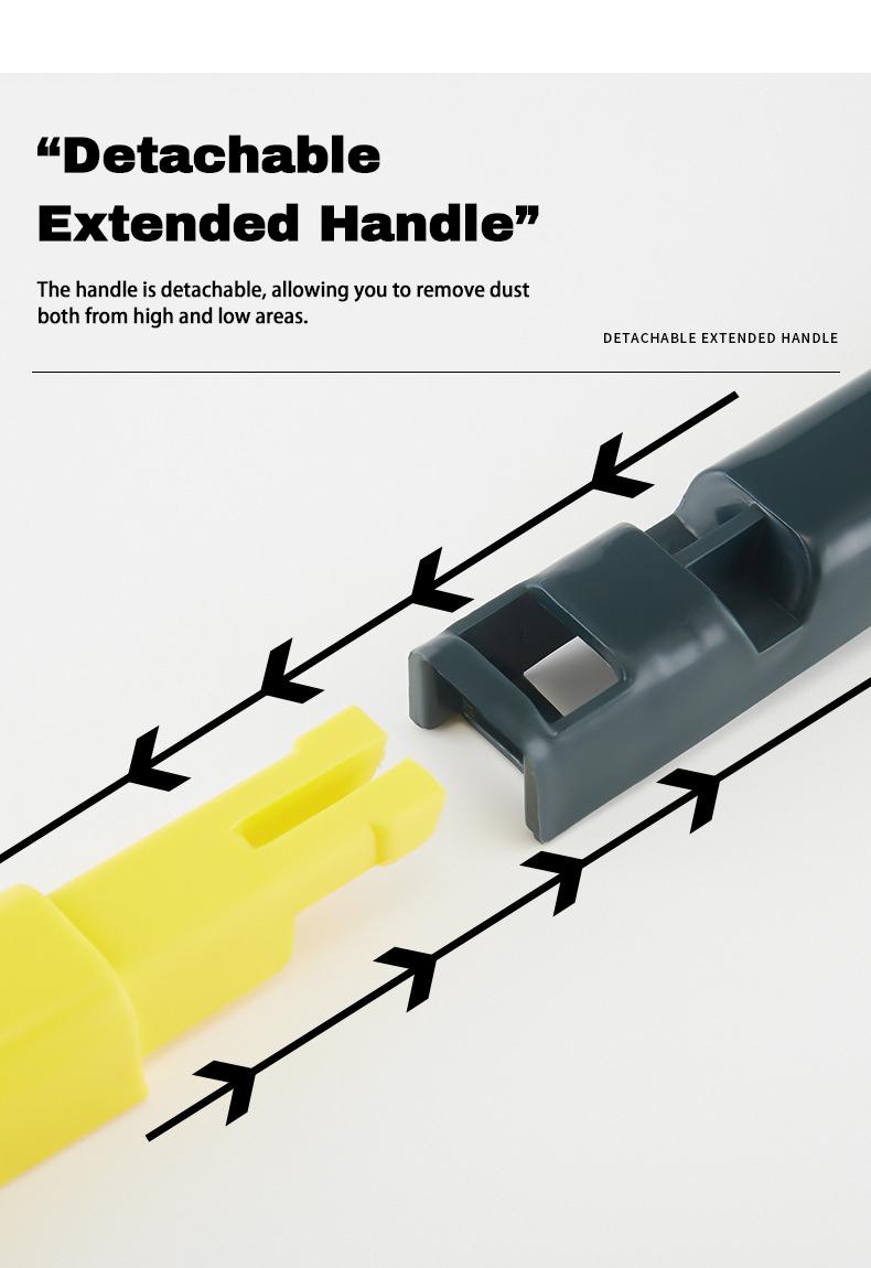 Multifunctional Anti-mosquito Screen Brush Glass Cleaning Tool with Dual Heads & Detachable Handle for Streak-Free Results on Windows, Mirrors, & Car Windows