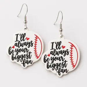 Baseball Earrings