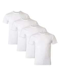 Hanes 4-Pack T-Shirt Undershirts for Men, Slim-Fit T-Shirts – Soft & Breathable – Dyed Multi-Pack
