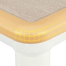 Kids Table and 6 Chairs Set, Height Adjustable Toddler Table and 6 Chair Set for Ages 2-10 for for Crafts and Study, Graffiti Desktop, Non-Slip Legs, Children Activity Table for Daycare, Classroom