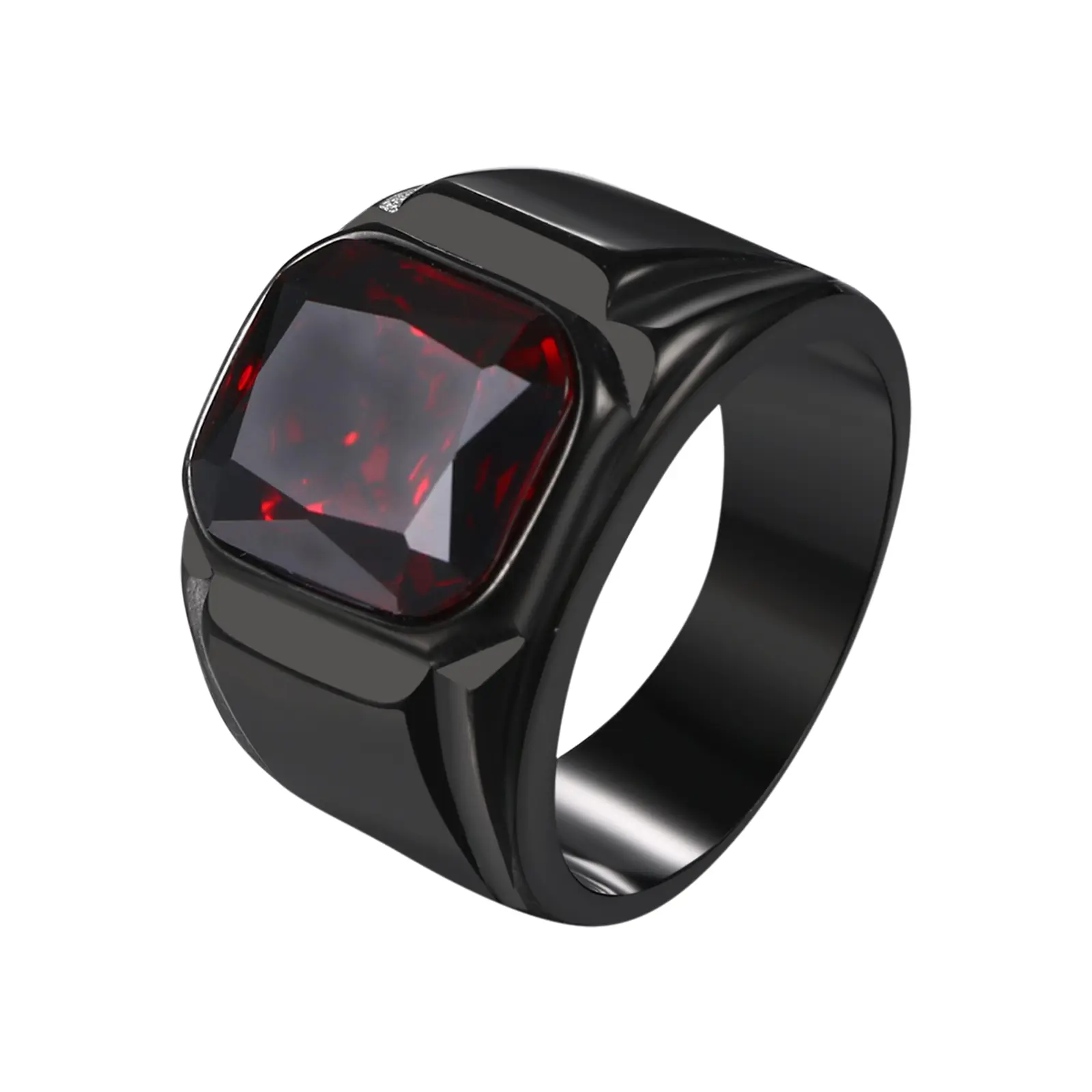 OIDEA Men's Black Onyx Signet Ring - Retro Vintage Stainless Steel Oval Men's Accessory, Boosts Confidence and Masculinity, Stylish Gift for Husband, Fashion Costume Jewelry Ring, Men's Accessories summerwins