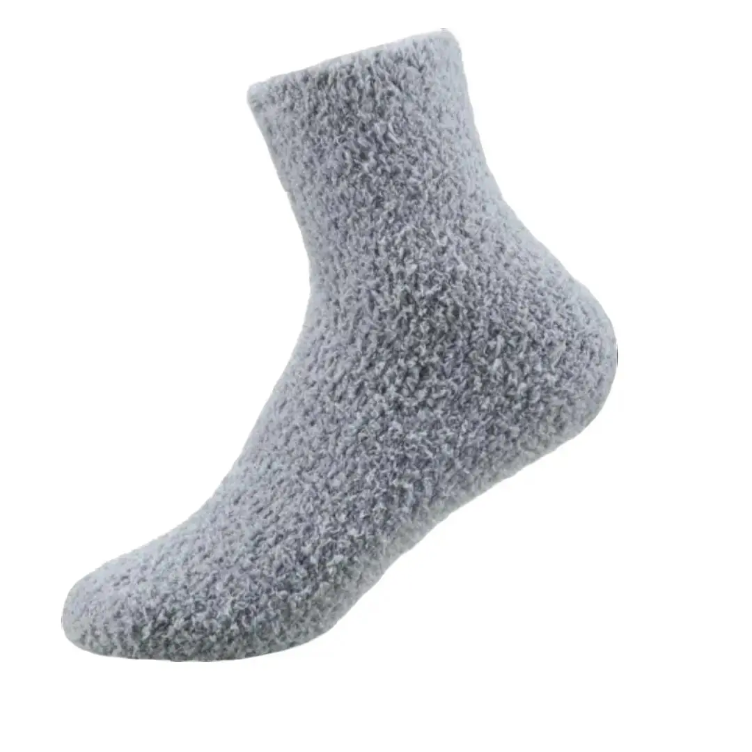 Women's Fuzzy Bed Socks, Thermal Winter Warm Cozy Fleece Slipper Socks, Soft Plush Sleeping Socks for Women, Non-Slip Fluffy Indoor Home Socks, Christmas Gift, Multi-Color 3 Pairs