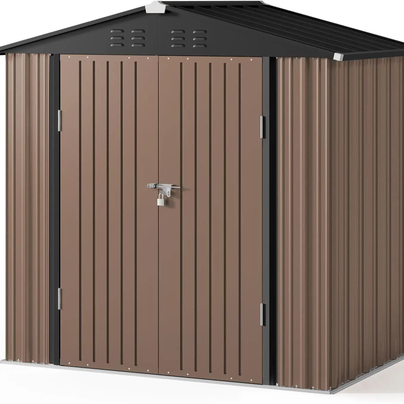 Brown(6' x 4' FT/Peaked-roof)