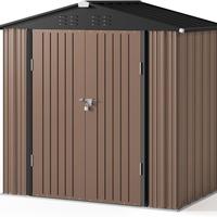 Brown(6' x 4' FT/Peaked-roof)