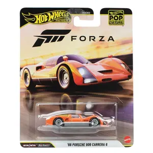 2026 Hot Wheels Premium Pop Culture '66 Porsche 906 Carrera 6 in Orange "FORZA"  1:64 Scale Diecast Model Car JHW97-6B