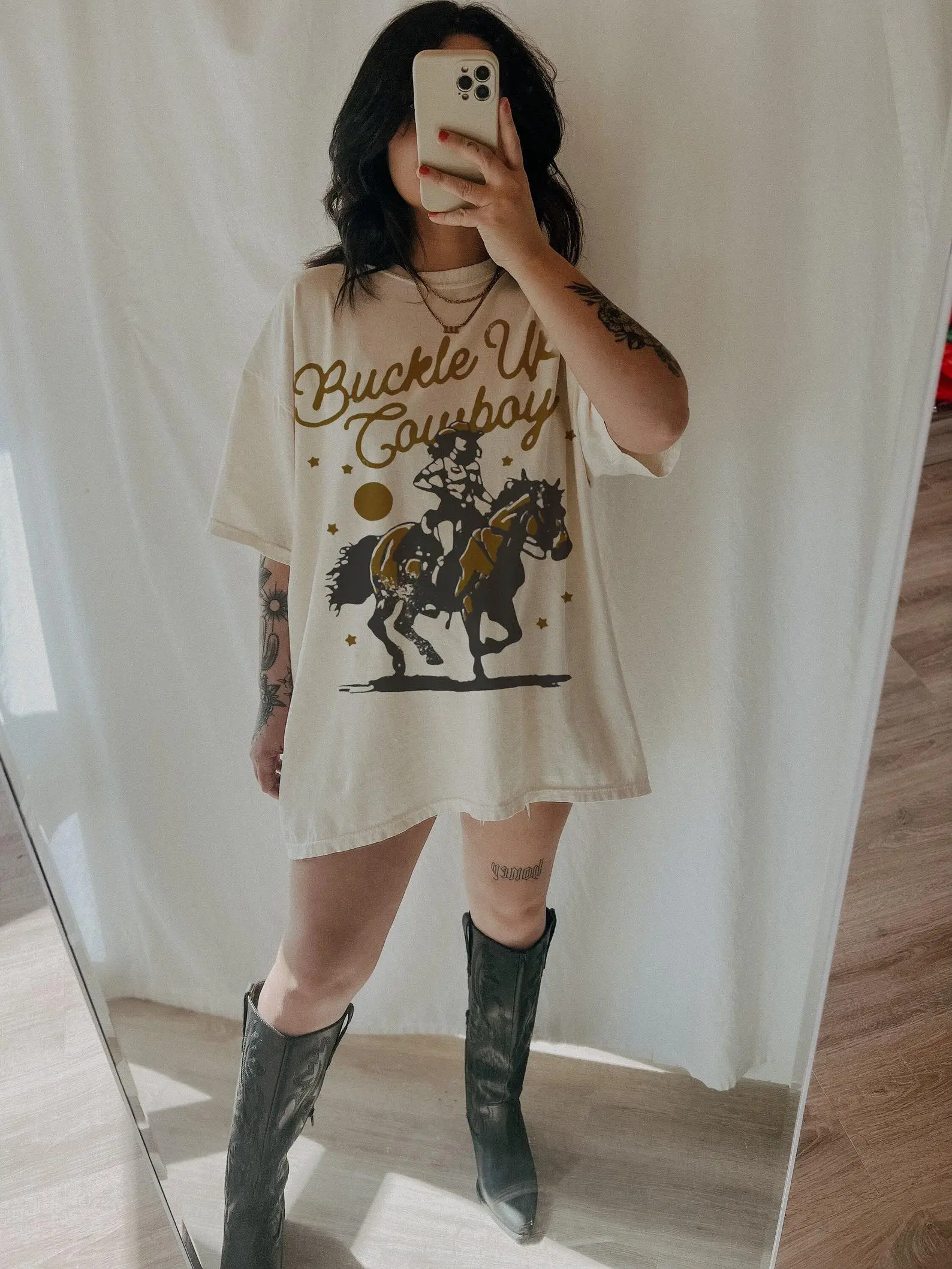 Buckle Up Cowboy Tee, Western trendy country t shirt, comfort colors tee, horse shirt, cowgirl shirt