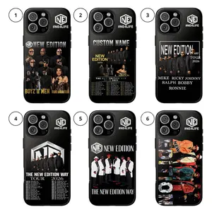 New Edition Phone Case for iPhone for Samsung, Phone Accessories, Cute Phone Case, Fashion Case, Perfect Gift for HerHim, Phone Case for iPhone, Creative Dual Layer Case