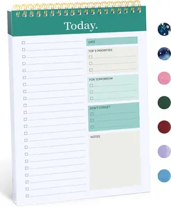 To-Do List Notepad – 52 Sheets Daily Planner, Undated Notebook for Tasks, Goals & Organization | Office, Home & School