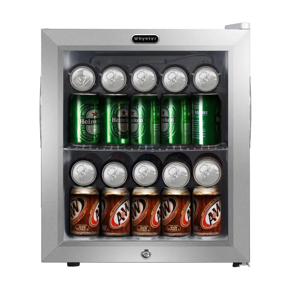 Whynter 62-Can Capacity Beverage Refrigerator w ith Lock Whynter 62-Can Capacity Beverage Refrigerator w ith Lock