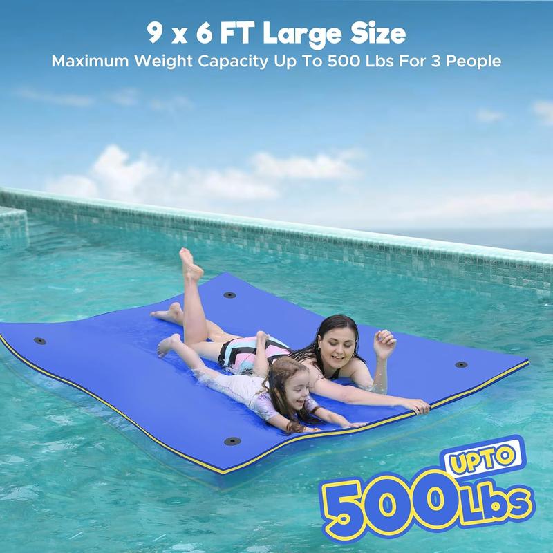 WARMOUNTS Floating Water Mat - 7/8/9/13 FT Lily Pad Floating Mat, 3-Layer Tear-Resistant XPE Foam Floating Pad for Multiple Users, Water Floating Mat for Pool, Lake, Ocean, Boat, Beach, River WARMOUNTS Floating Water Mat - 7/8/9/13 FT Lily Pad Floating Mat, 3-Layer Tear-Resistant XPE Foam Floating Pad for Multiple Users, Water Floating Mat for Pool, Lake, Ocean, Boat, Beach, River