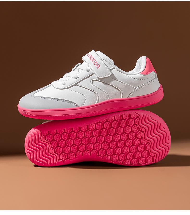 HOBIBEAR Leather Wide-Toe Hiking Shoes Outdoor Sports Shoes Campus Daily Casual Shoes Women's Walking Shoes